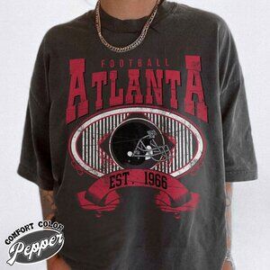 Atlanta Football Classic Look Comfort Colors T-Shirt 166